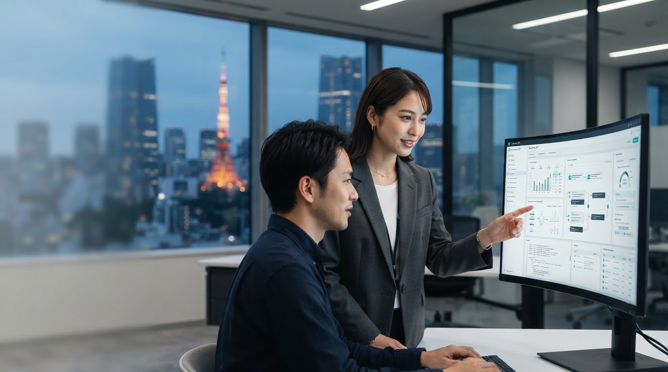 Seroventa GPTのダッシュボードイメージ、リアルタイムのデータ解析画面